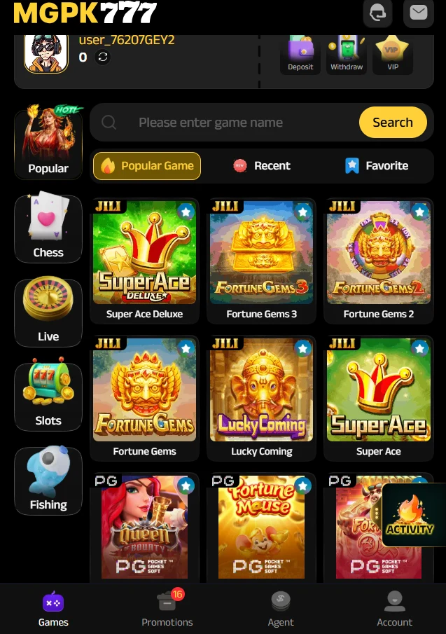 MGPK777 Game Download